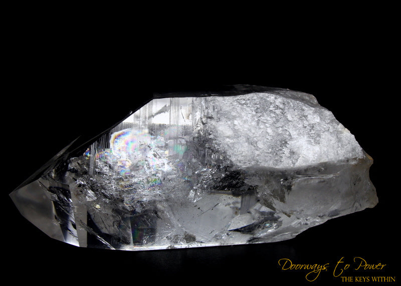 XL Era of Light Lemurian Quartz Crystal Museum Quality