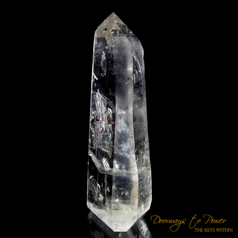 Golden Lemurian Quartz Crystal 9D Energy Gateway 'Believe & Breakthrough' 