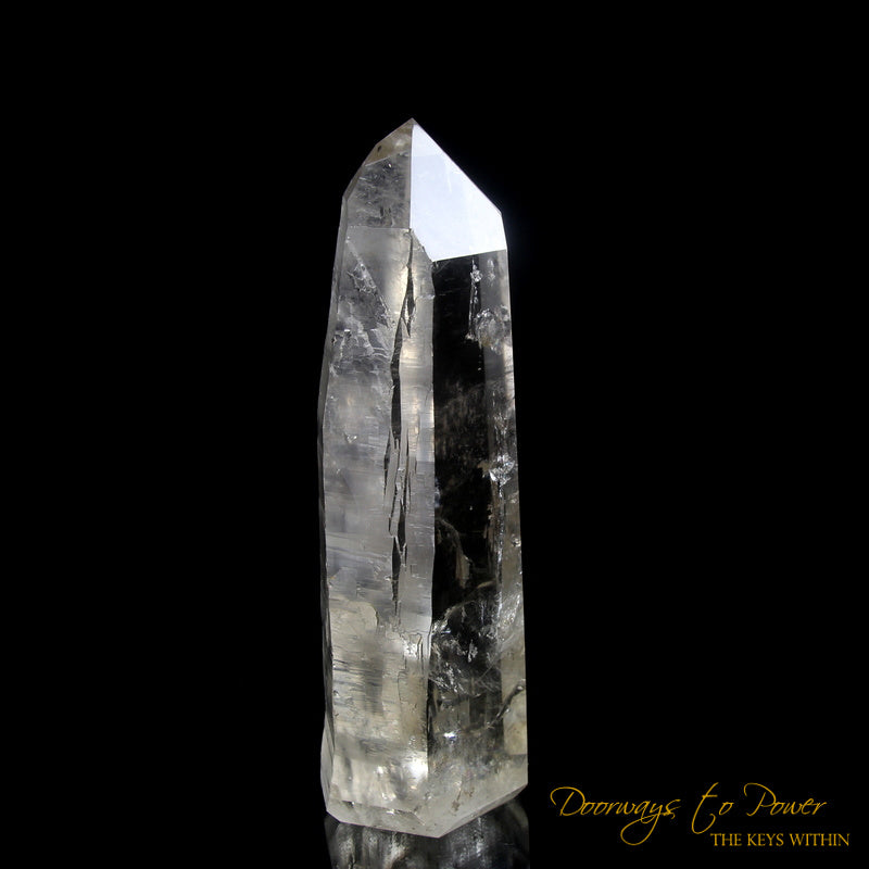 Golden Lemurian Quartz Crystal 9D Energy Gateway 'Believe & Breakthrough'