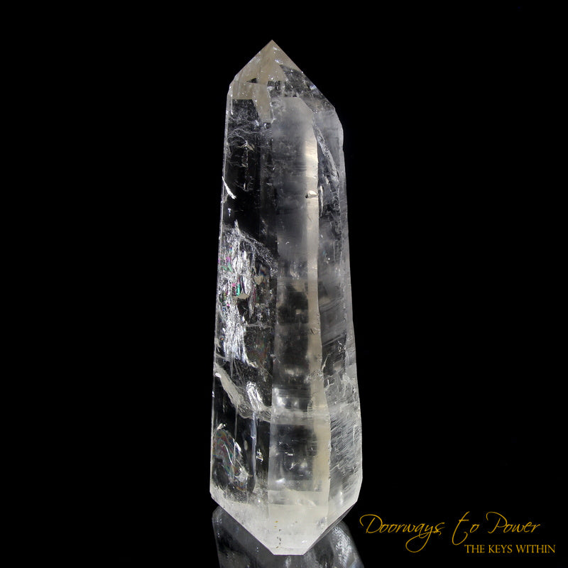 Golden Lemurian Quartz Crystal 9D Energy Gateway 'Believe & Breakthrough'