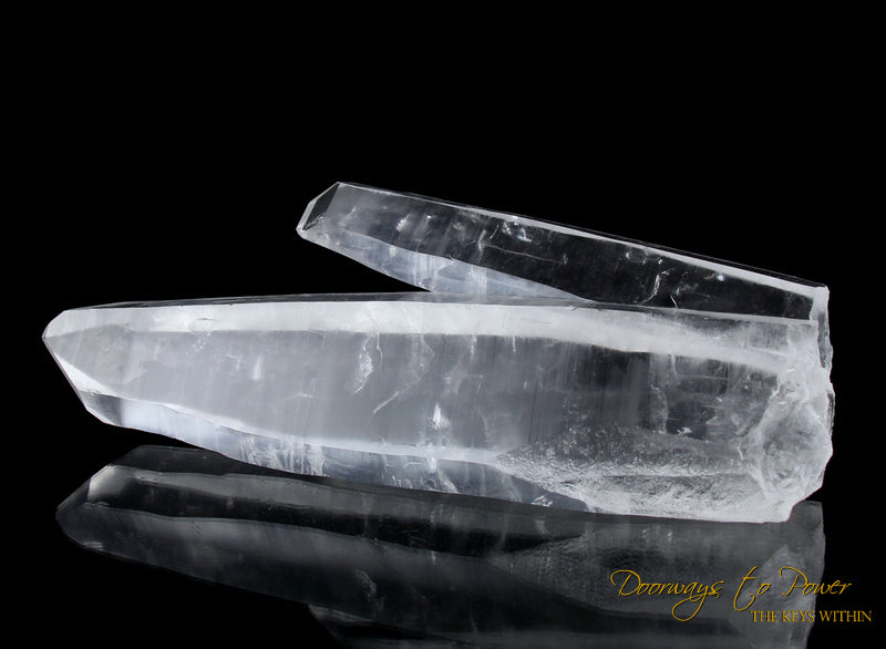 XL Lemurian Tantric Twin Quartz Crystal Specimen 'Beloved'