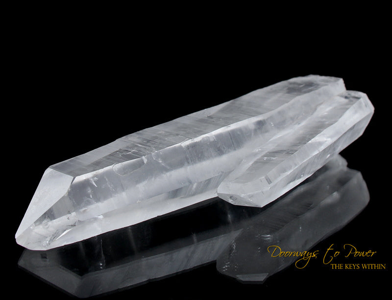 XL Lemurian Tantric Twin Quartz Crystal Specimen 'Beloved'