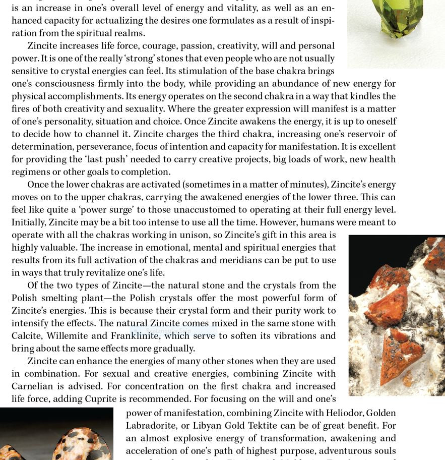 Zincite Crystal Properties