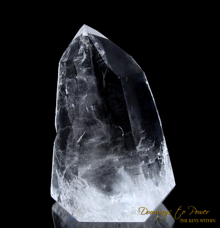 XL Deeply Etched Lemurian Quartz Crystal 'ERA of LIGHT'