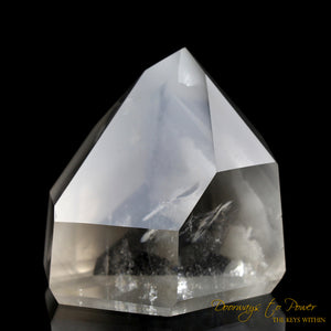 Lemurian Light White Phantom Quartz Master Crystal 'ERA of LIGHT'