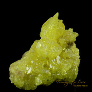 Fine Native SULFUR Crystal Specimen Bolivia 'Transformation & Balance'
