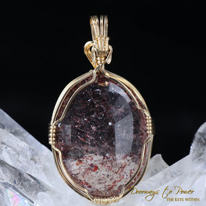 Melody Stone Super 7 Crystal Pendant 14k
