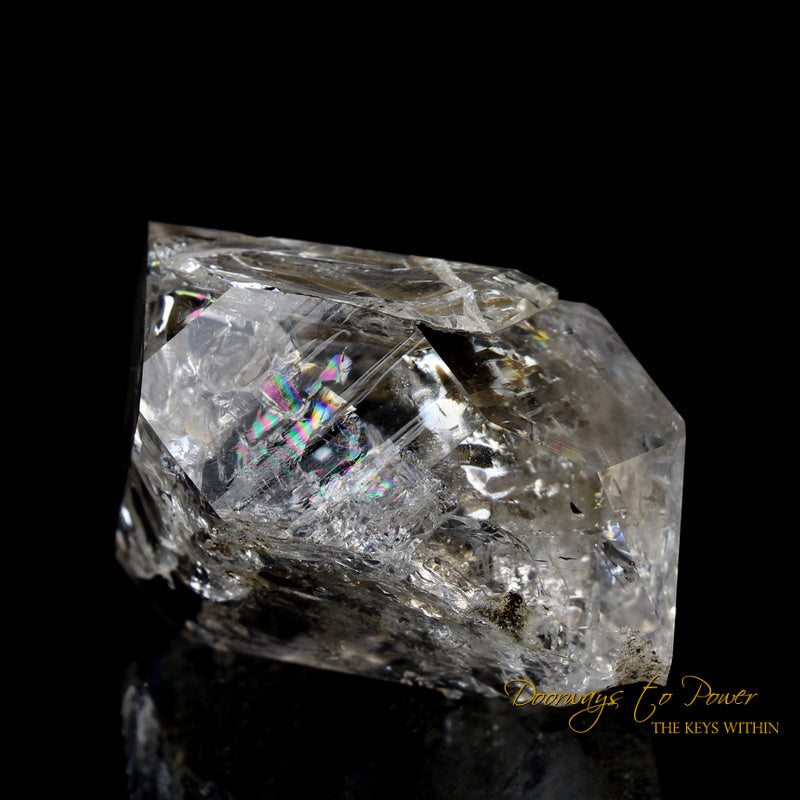 Herkimer Diamond Crystal with Rainbows