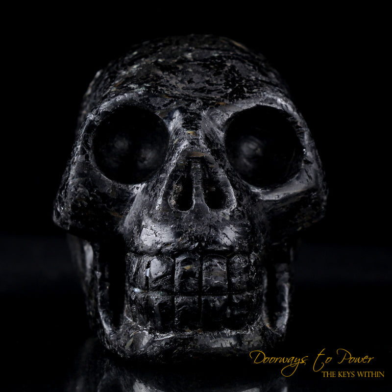 Nuummite Crystal Skull Ancient  Rare 3 Billion Years Old