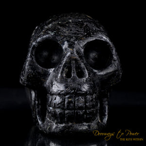 Nuummite Crystal Skull Ancient  Rare 3 Billion Years Old