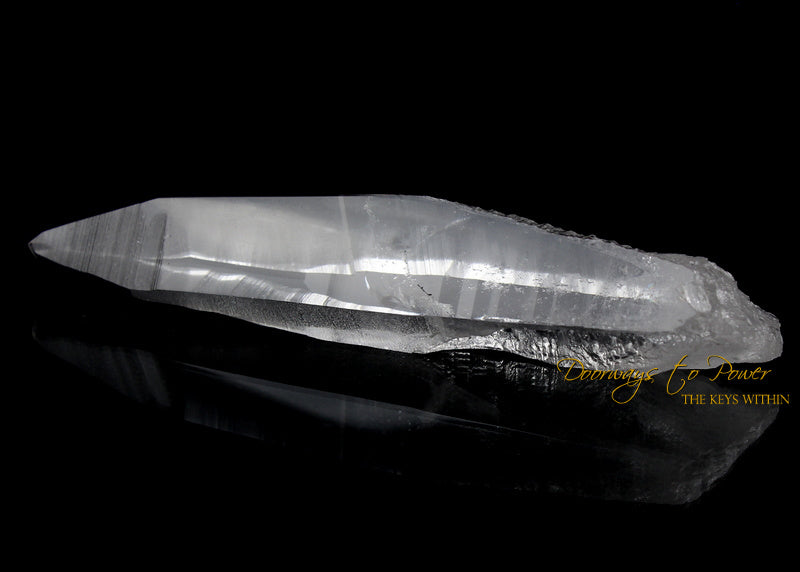 Lemurian Quartz Record Keeper Crystal Laser Wand 'Sword of Light'