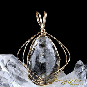 Azozeo Phenacite Crystal Pendant 14k