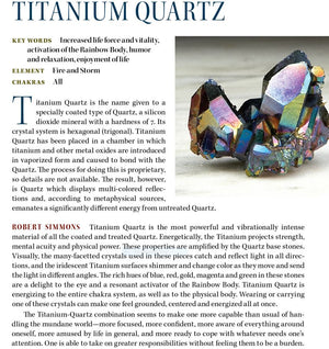 Titanium Aura Quartz Crystal Properties