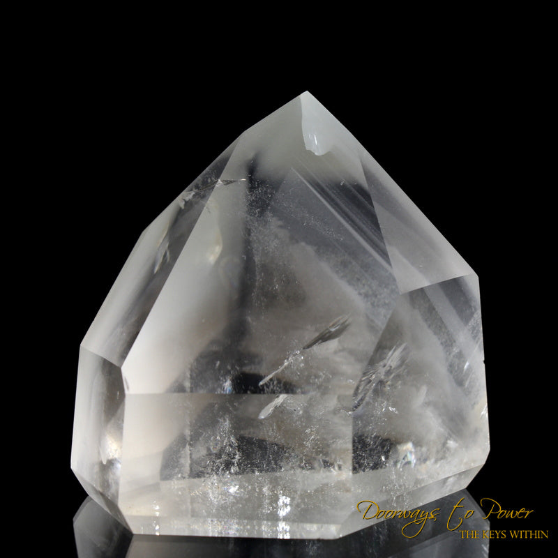 Lemurian Light White Phantom Quartz Master Crystal 'ERA of LIGHT'