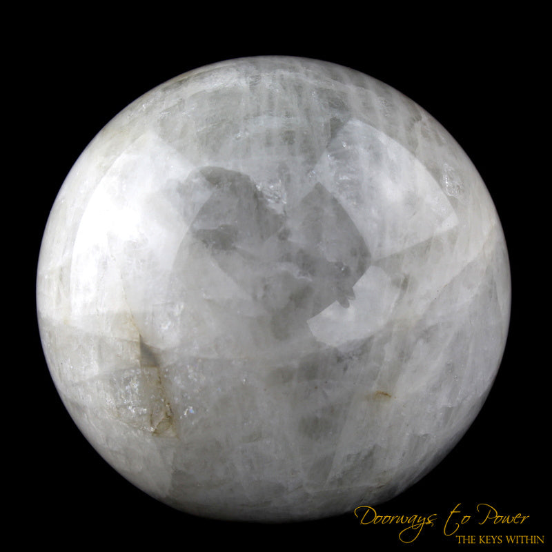 XL Natrolite Synergy 12 Stone Crystal Sphere