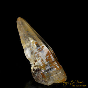 Golden Azeztulite Crystal RARE A ++++