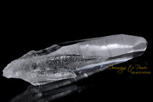 Lemurian Healing Quartz Crystal Wand 'Light Language' 9D