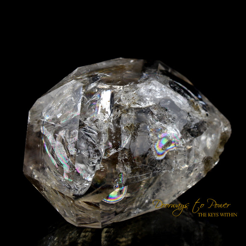 Herkimer Diamond Crystal with Rainbows