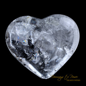 Lemurian Era of Light Pure Manifestation Quartz Diamond Light Heart Crystal