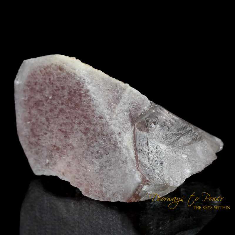 Pink Dreamsicle Lemurian Quartz Crystal Record Keeper 