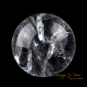 Starseed Lemurian Seed Quartz Crystal Sphere Ball 'Holographic Connection'