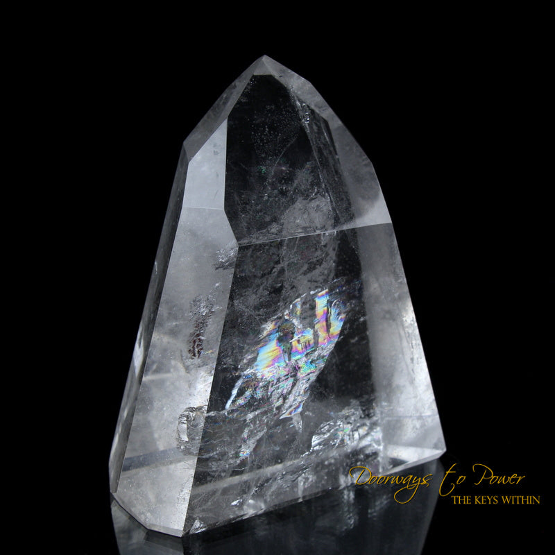 Clear Quartz Channeling Master Crystal 'Angelic Infinity Point'