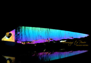 Titanium Aura Quartz Master Record Keeper Crystal 'Frequency Shifter'