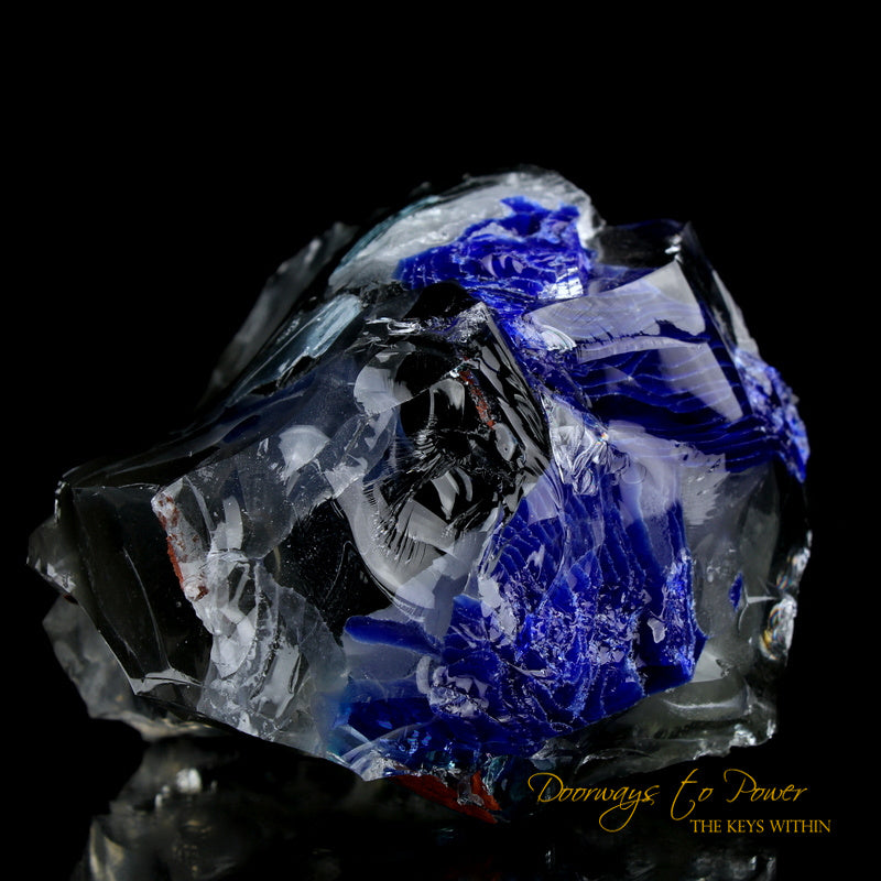 Tanzanite Fire & Matrix Bi Color Andara Crystal 'Galactic Re Calibration' 1995