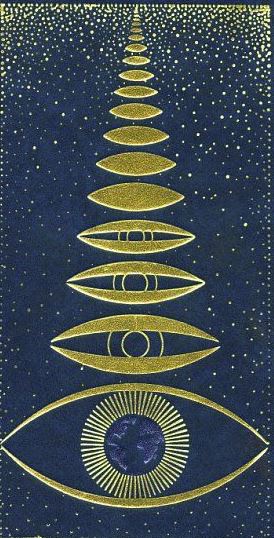 Oracle Eye Monatomic Andara Crystal Pendant 14k