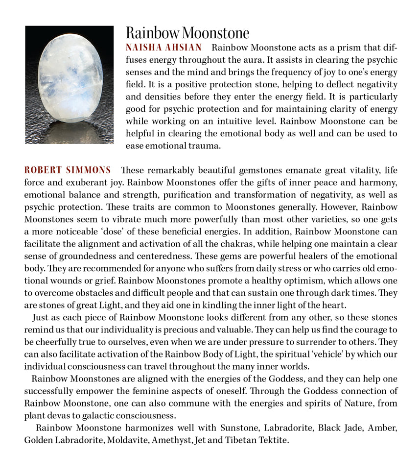 Moonstone Crystal Properties Book of Stones