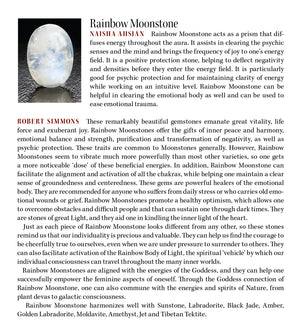 Moonstone Crystal Properties Book of Stones