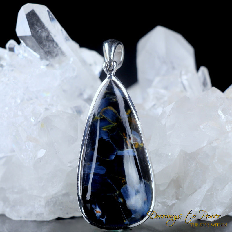 Pietersite Crystal Pendant 925 SS