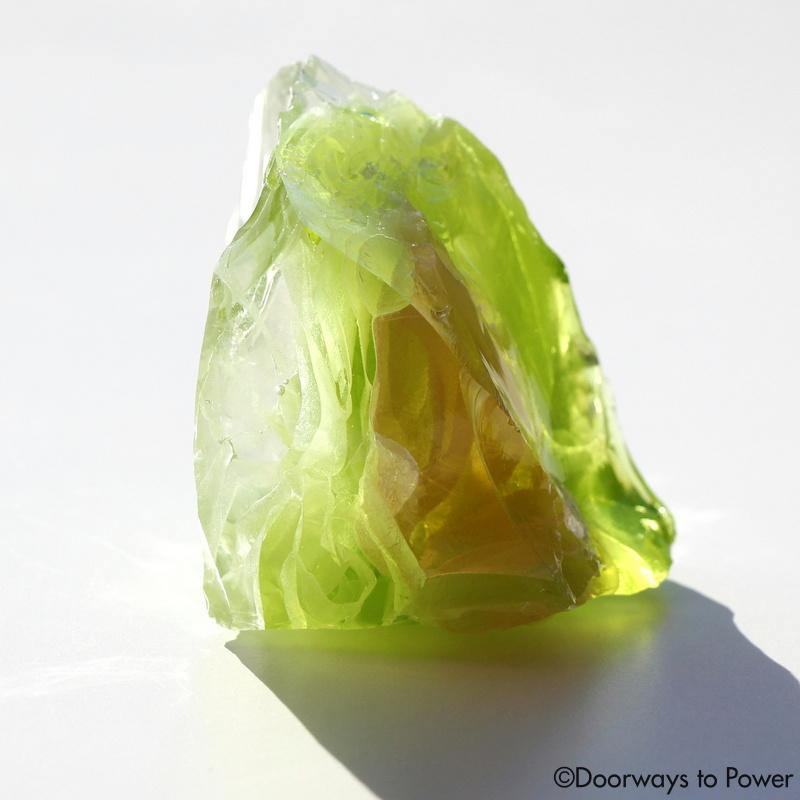 Rare Oracle Eye Radium & HGW Pink Bi Color Andara Crystal