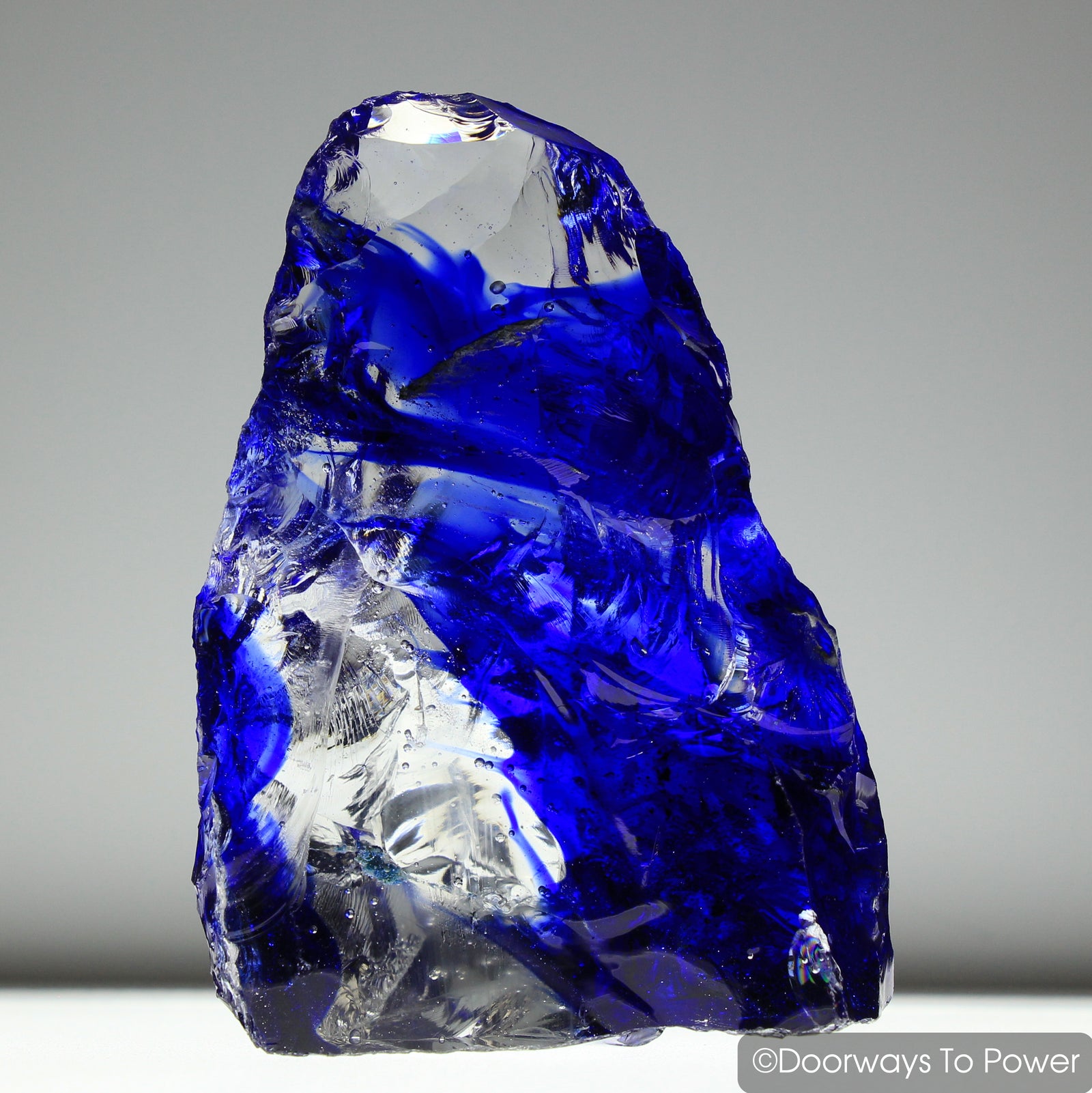 Magnificent Tanzanite Fire & Elestial Starlight Monatomic Andara Crystal Sculpture 'Andara Alchemy'