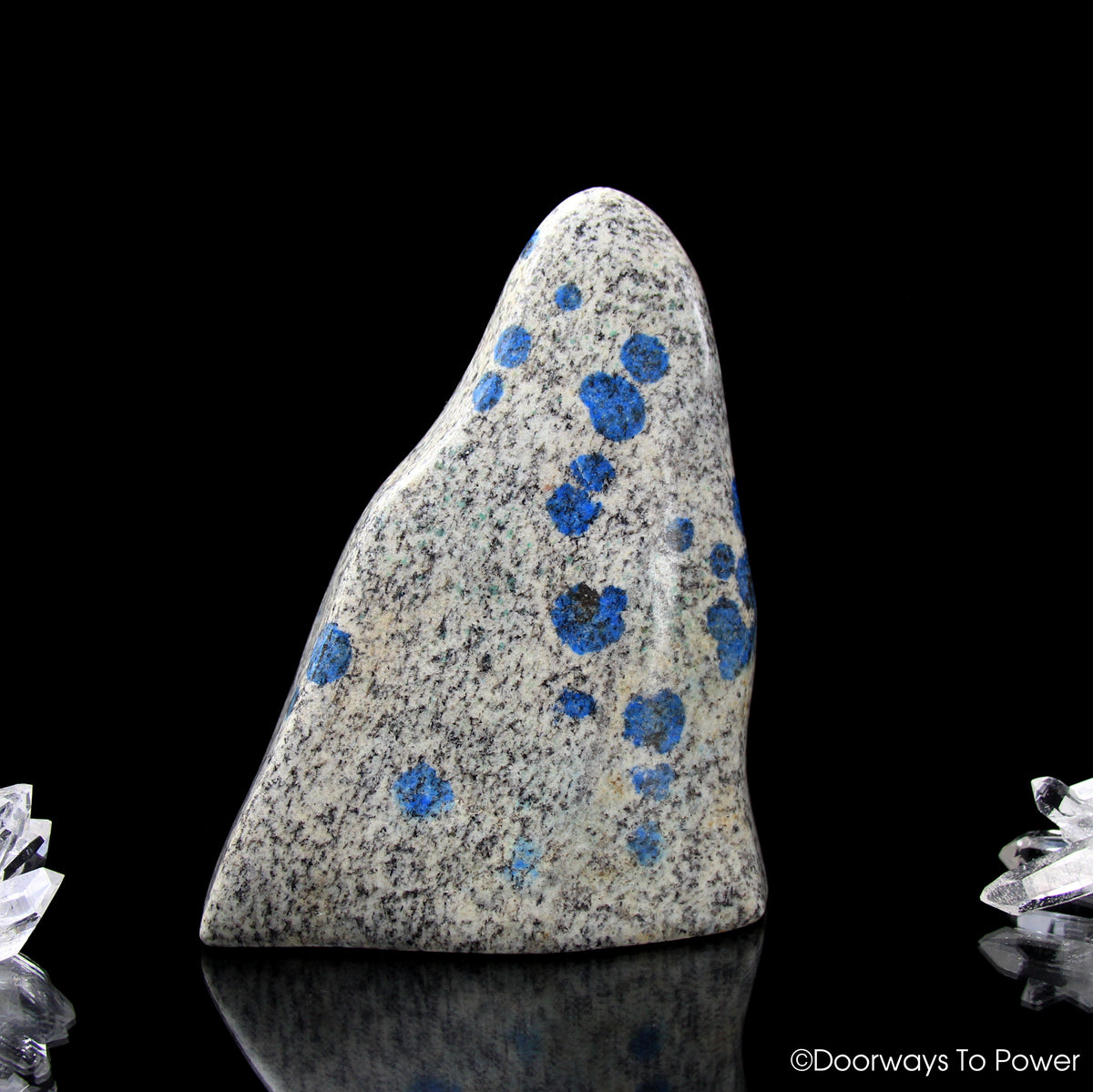 K2 Stone Azurite Crystal Altar Stone