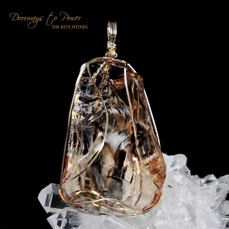 Celestial Heart Andara Crystal Pendant