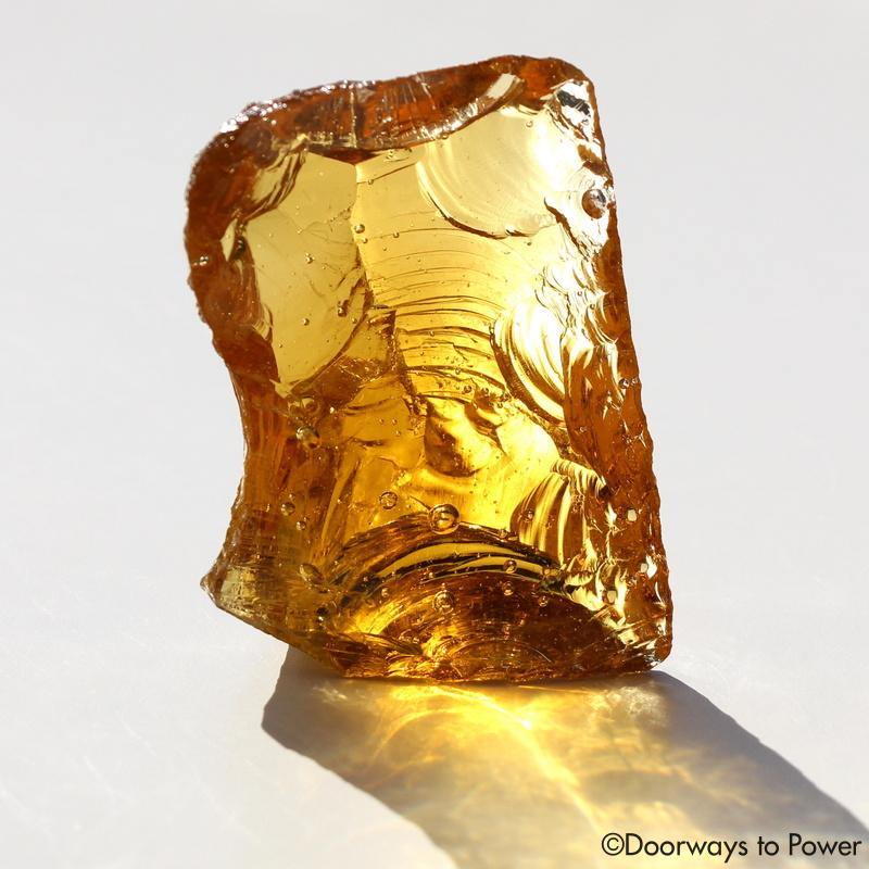 Lemurian Amber Andara Crystal 