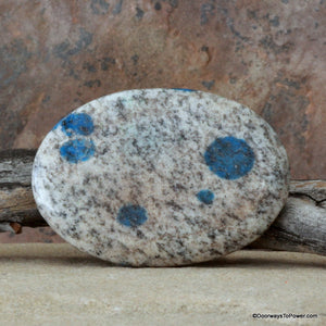 K2 Stone - Azurite in Granite Polished