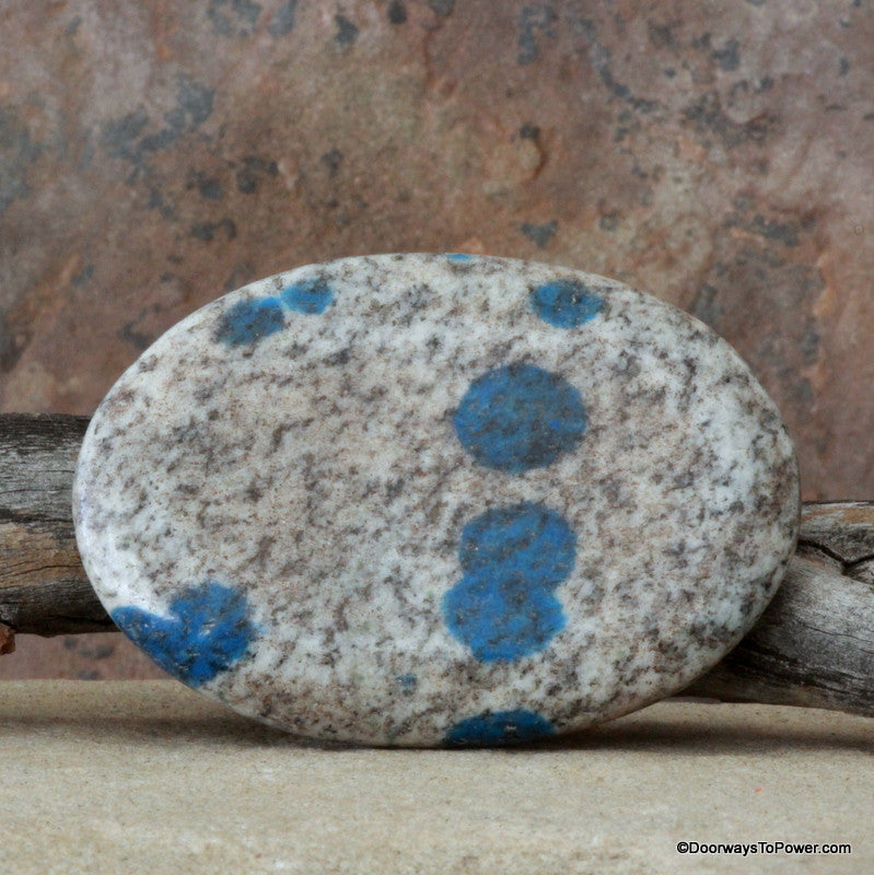 K2 Stone - Azurite in Granite Polished