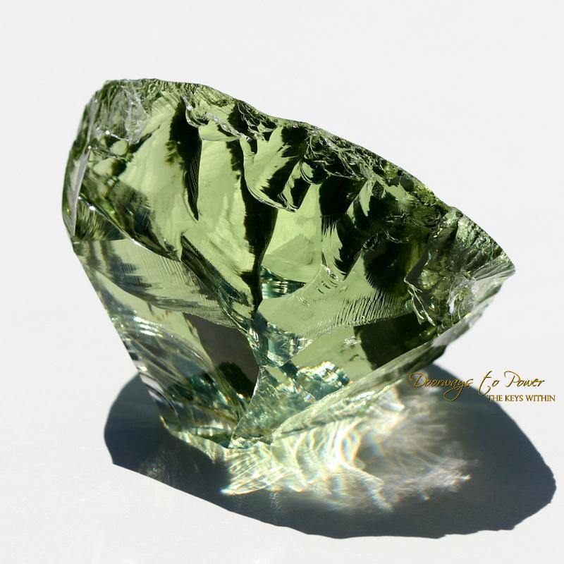 Terra Olive Monatomic Andara Crystal 