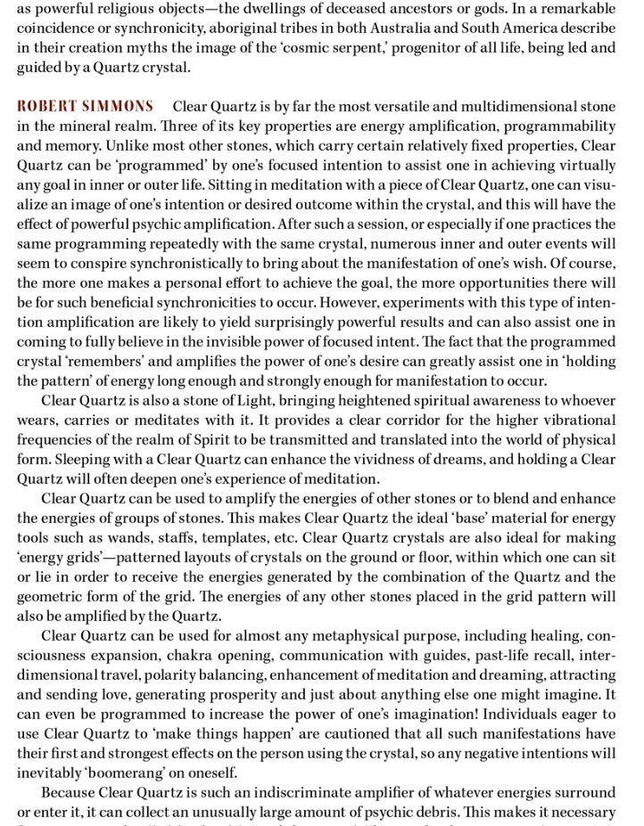 Quartz Metaphysical Properties