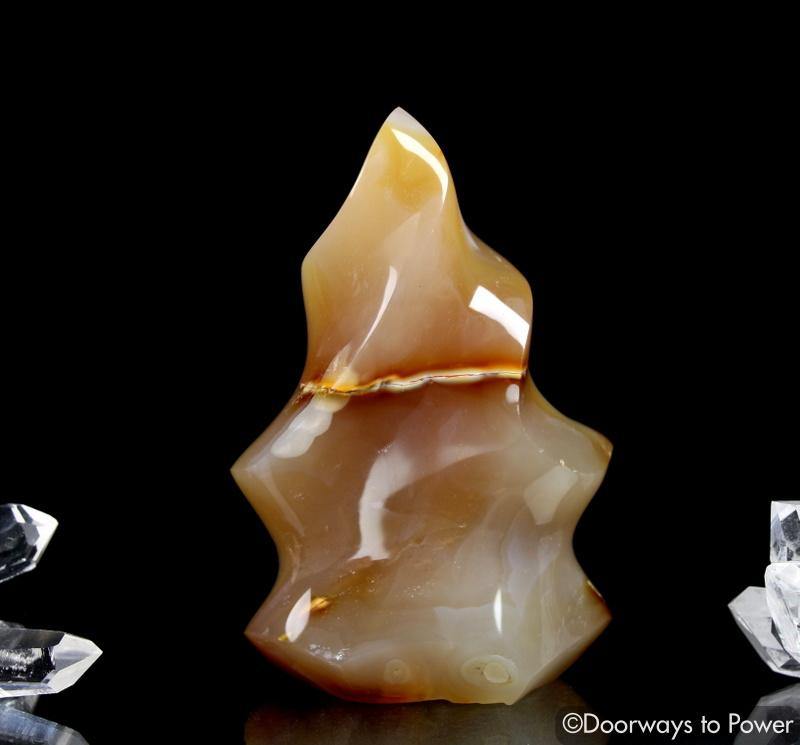 Shantilite Crystal Sculpture & Altar Stone 'Divine Peace' Shanti Light