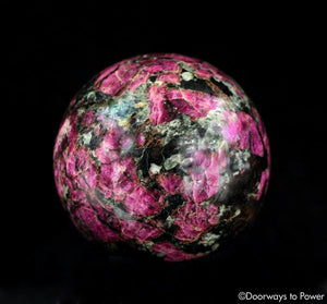 Eudialyte Aegirine Crystal Sphere 'Higher Love'