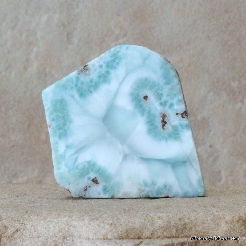 Larimar Crystal Slice