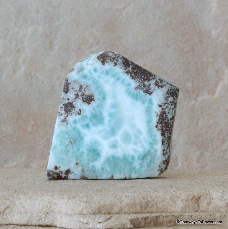 Larimar Crystal Slice