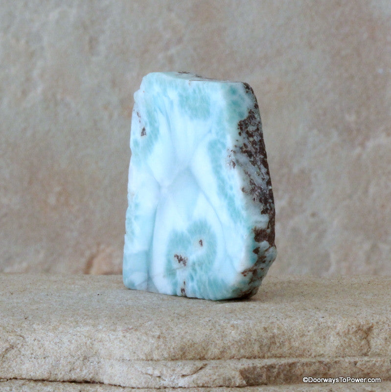 Larimar Crystal Slice