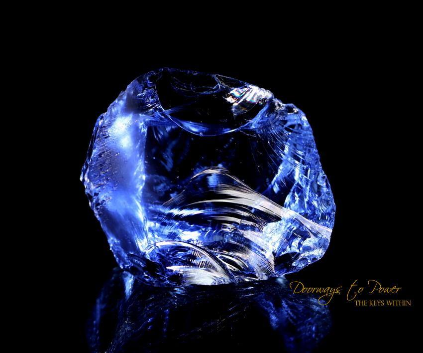 Lady Nellie Blue Andara Crystal 'Michaels Blue Flame'