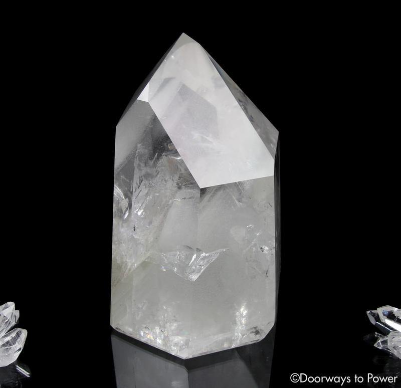 Clear Phantom Manifestation Quartz Crystal Point 'Master Crystal'