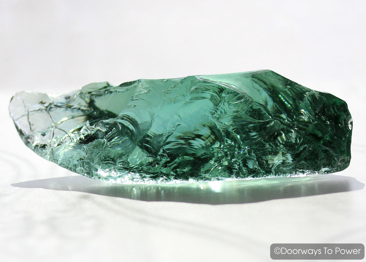 Ethereal Mint Monatomic Andara Crystal Sculpture 'FIRMAMENT'