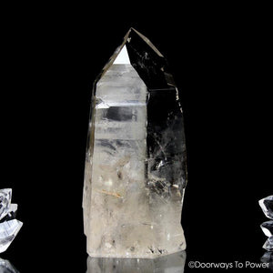 Golden Lemurian Seed Record Keeper Crystal & Pleiadian Starbrary